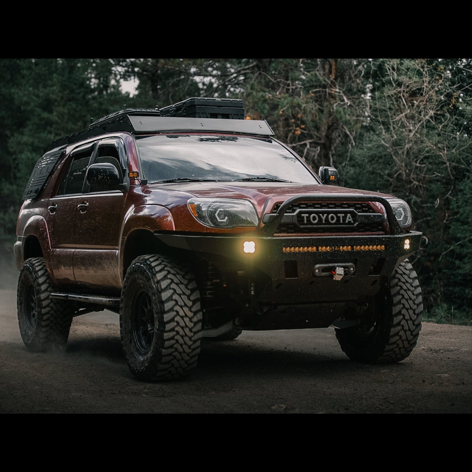 4Runner Overland Series Front Bumper for 2003-2009 models, enhancing off-road capability and rugged style.