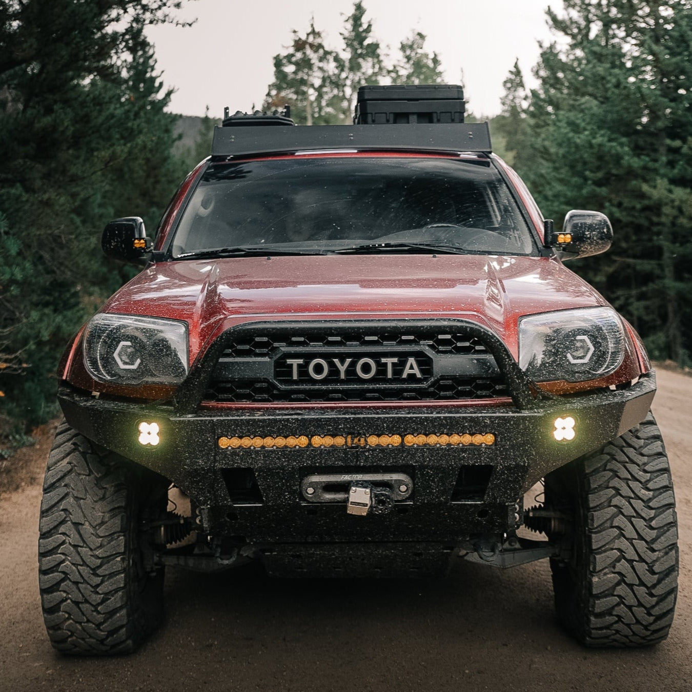 4Runner Overland Series front bumper for 2003-2009 models, enhancing off-road capability and rugged style.