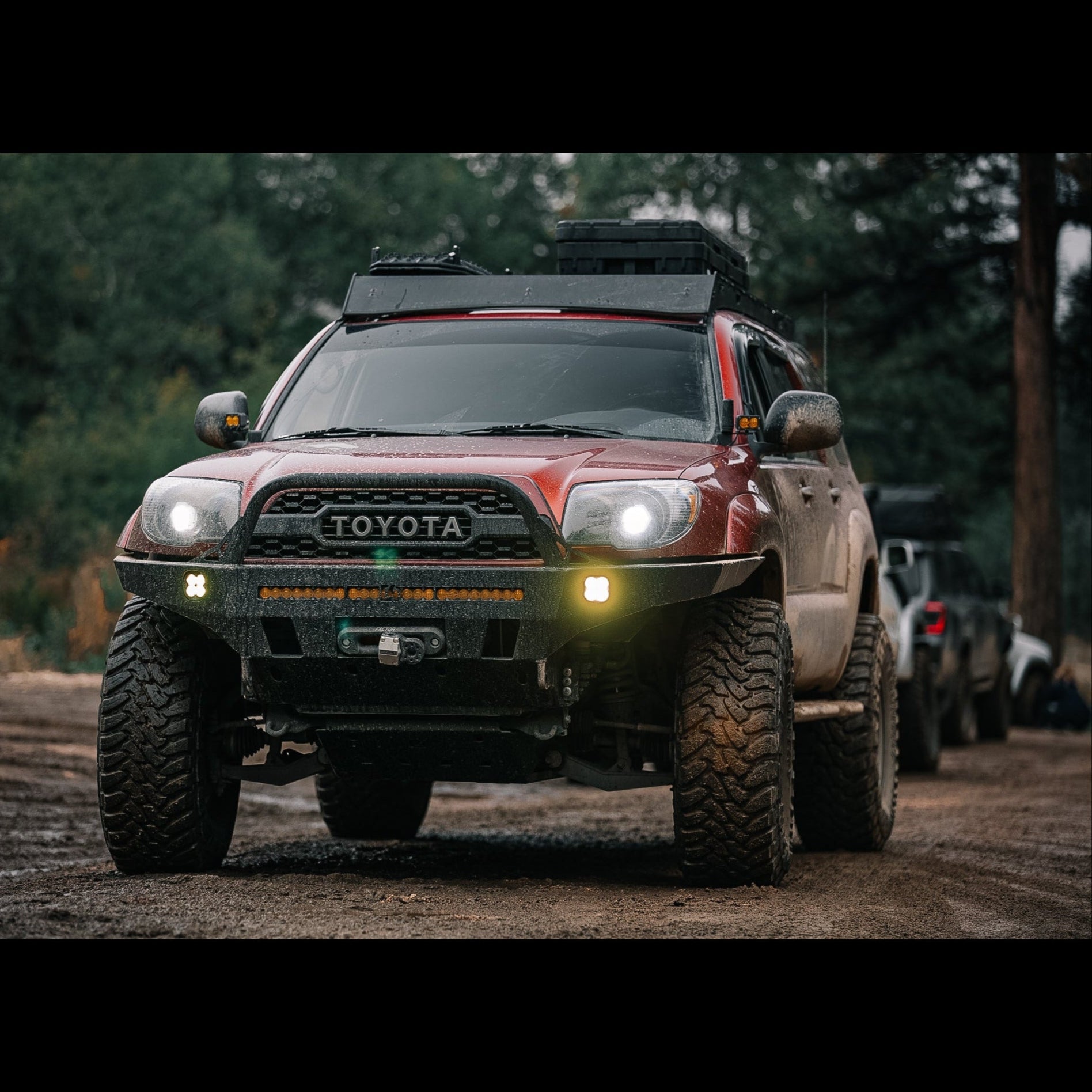 4Runner Overland Series Front Bumper for 2003-2009 models, enhancing off-road capability and rugged style.