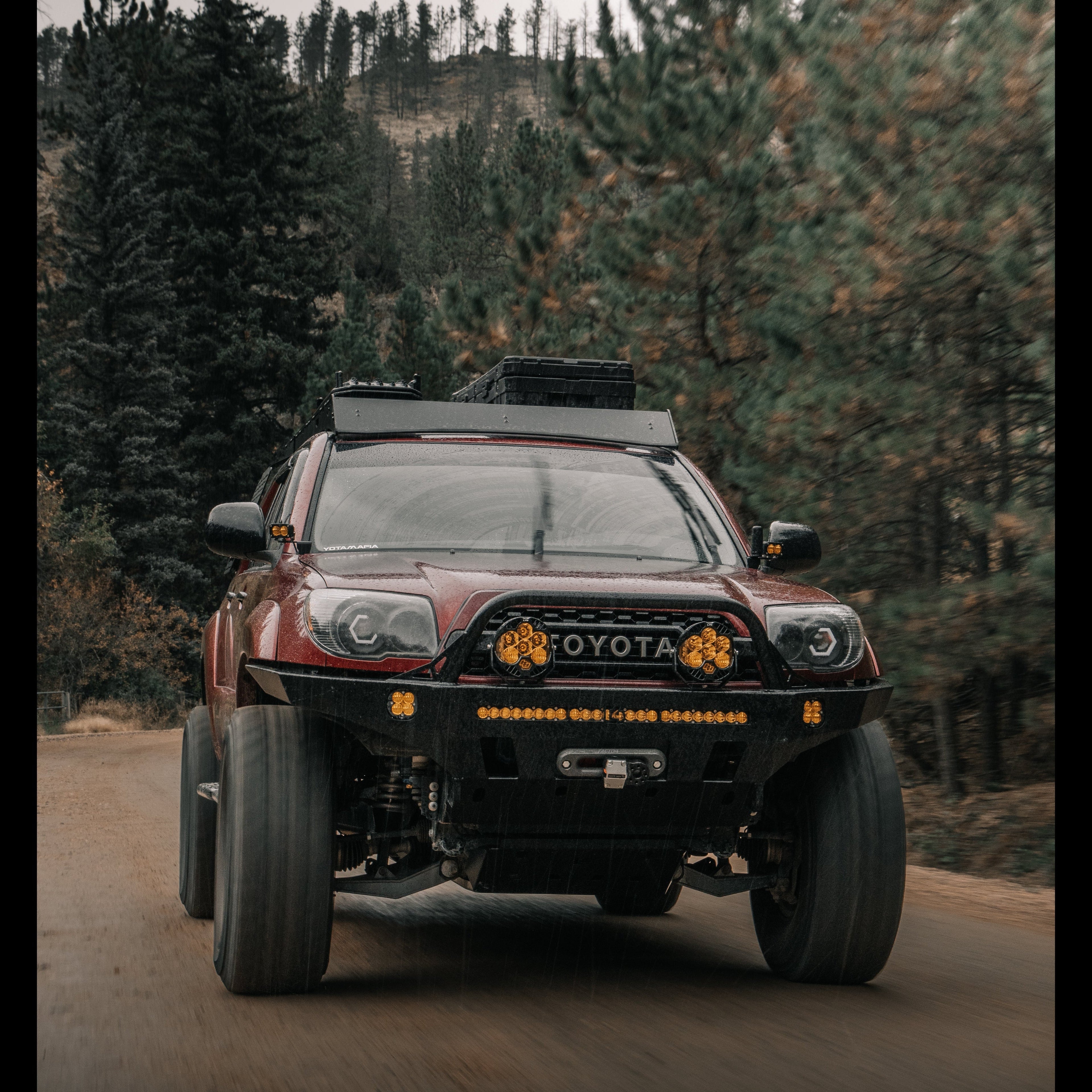 4Runner Overland Series Front Bumper for 2003-2009 models, enhancing off-road capability and rugged style.
