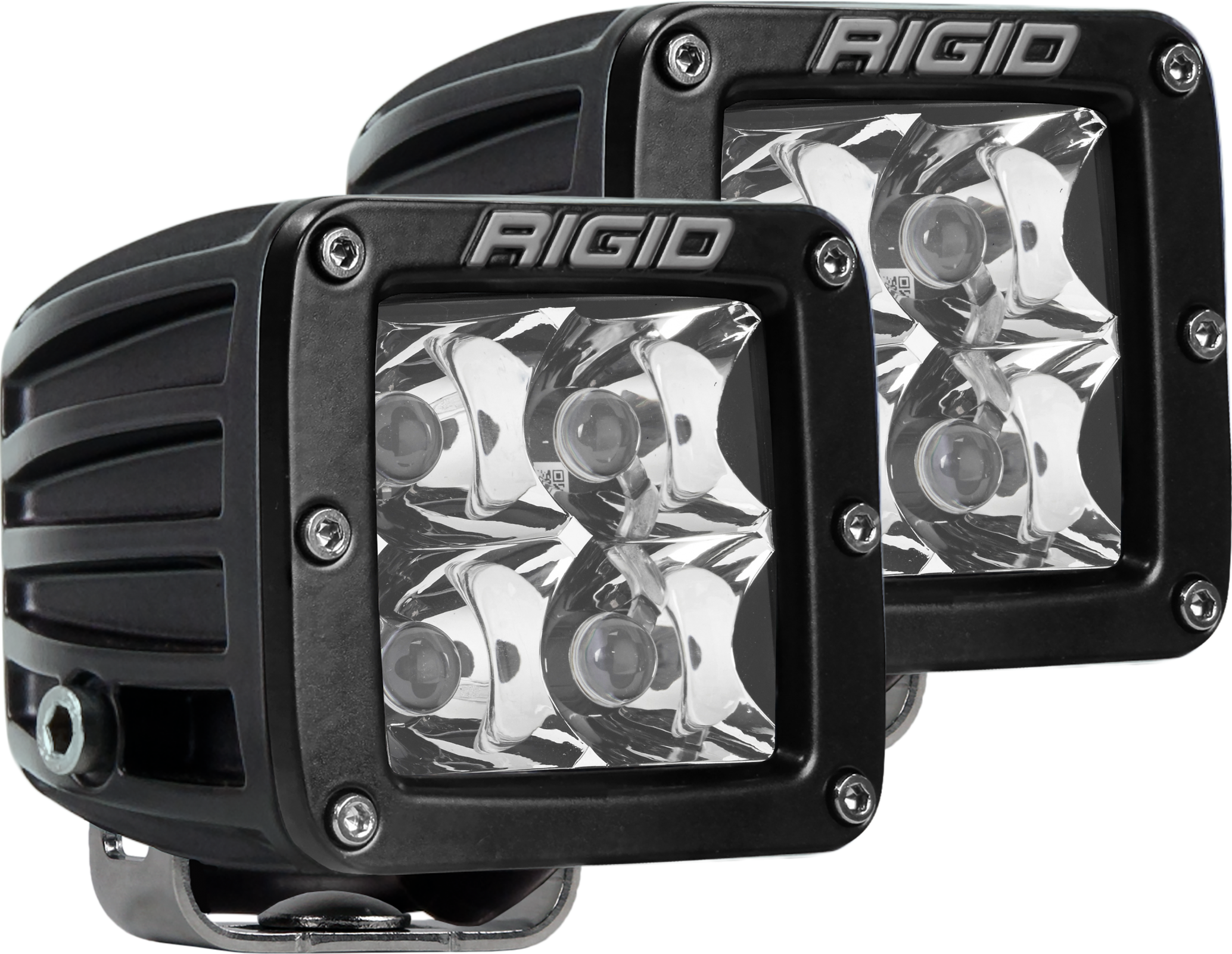 Spot Surface Mount Black Pair D-Series Pro RIGID Industries