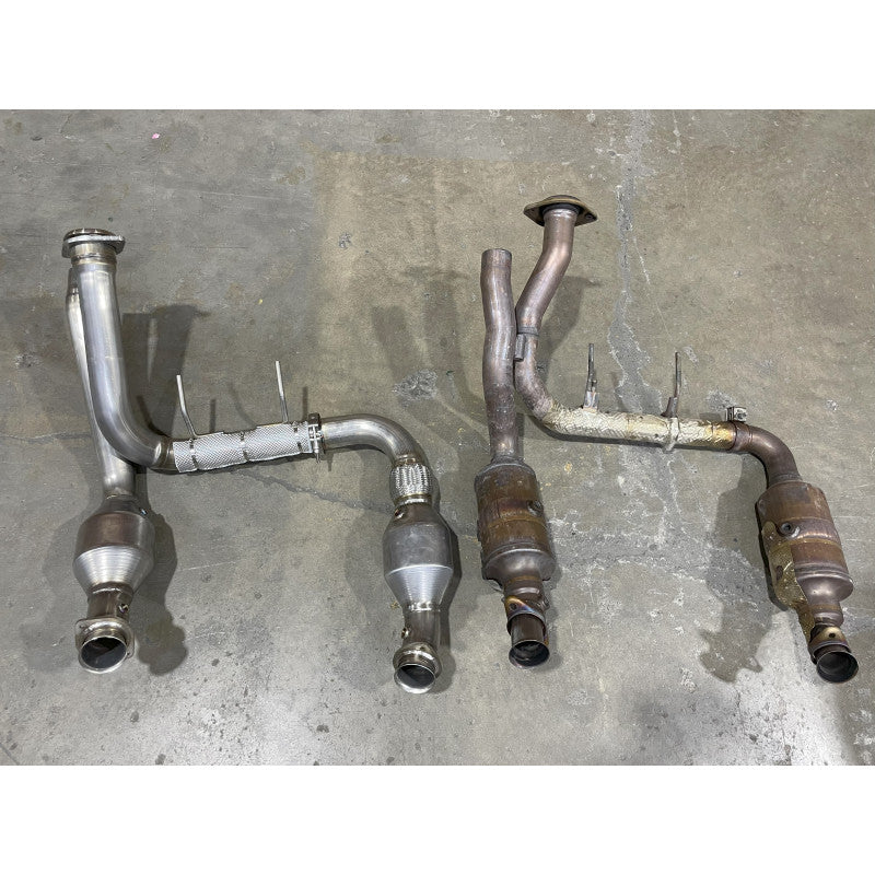 2023+ Ford 5.2L Raptor R Alpha Catted Downpipes / Crossovers