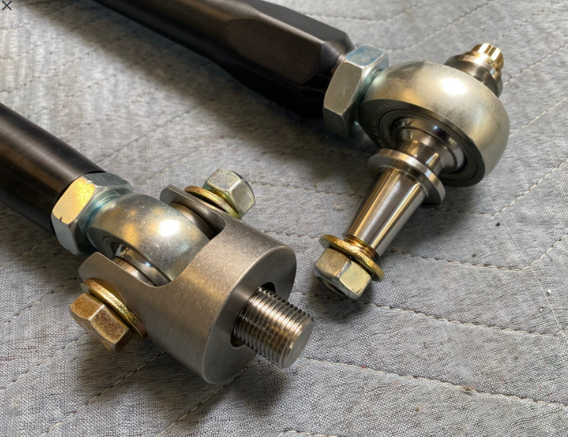 2024 Ranger Raptor Billet Tie Rod Kit featuring durable metal construction and precision components for enhanced performance.