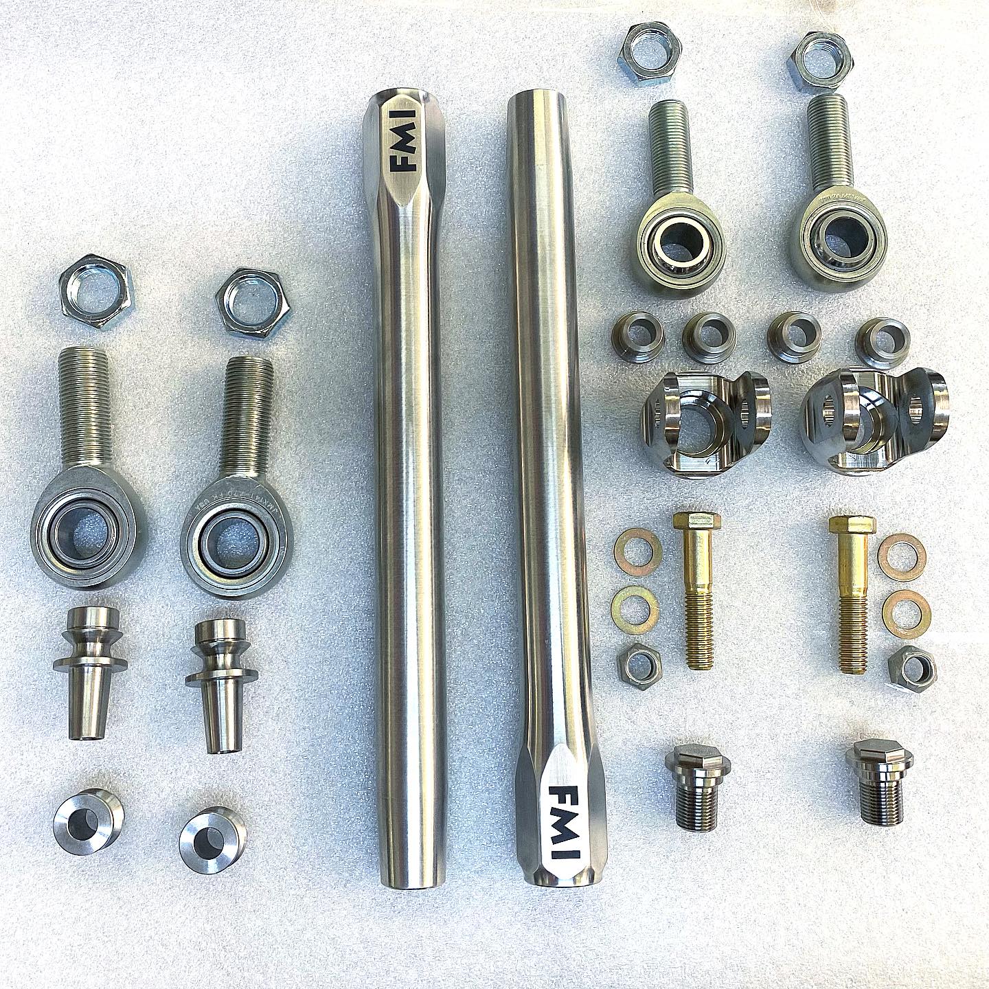 2024 Ranger Raptor Billet Tie Rod Kit featuring durable components for enhanced offroad performance and reliability.