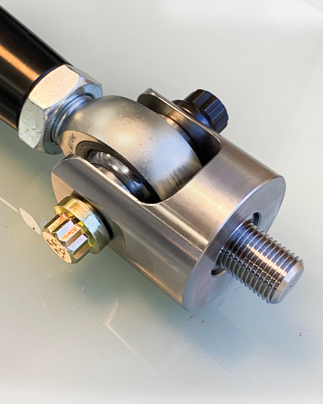 2024 Ranger Raptor Billet Tie Rod Kit showcasing a durable metal construction with precision threading and adjustable components.