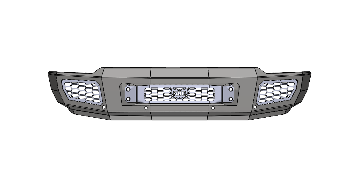 Steel Demon Series 2020-2023 Chevy 2500/3500 Front Bumper