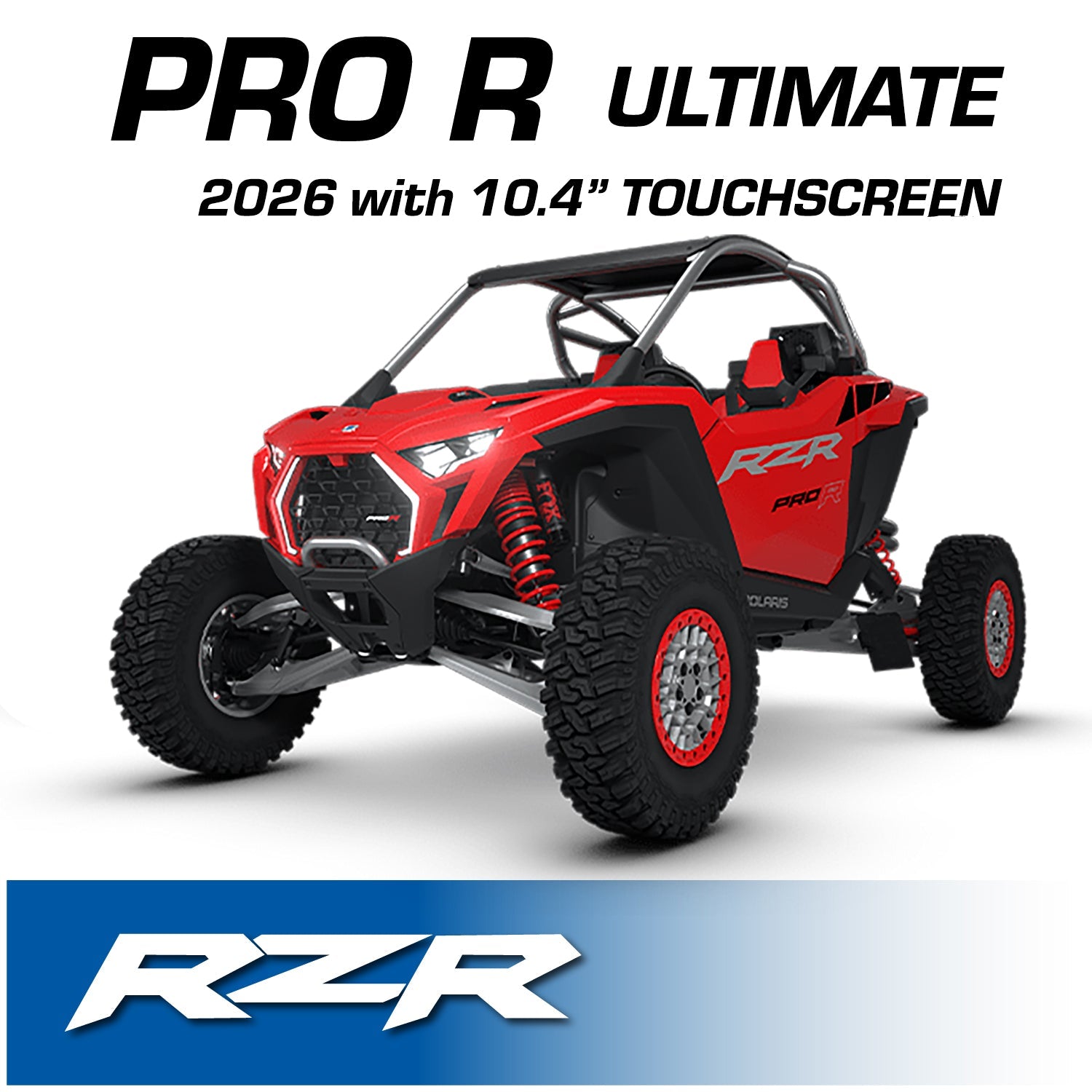 2026 Polaris RZR Pro R Ultimate – Complete Communication Kit with Bluetooth Intercom and 2-Way Radio (10.4″ Touchscreen Models Only) - 696 PLUS Remote Head / G1 GMRS
