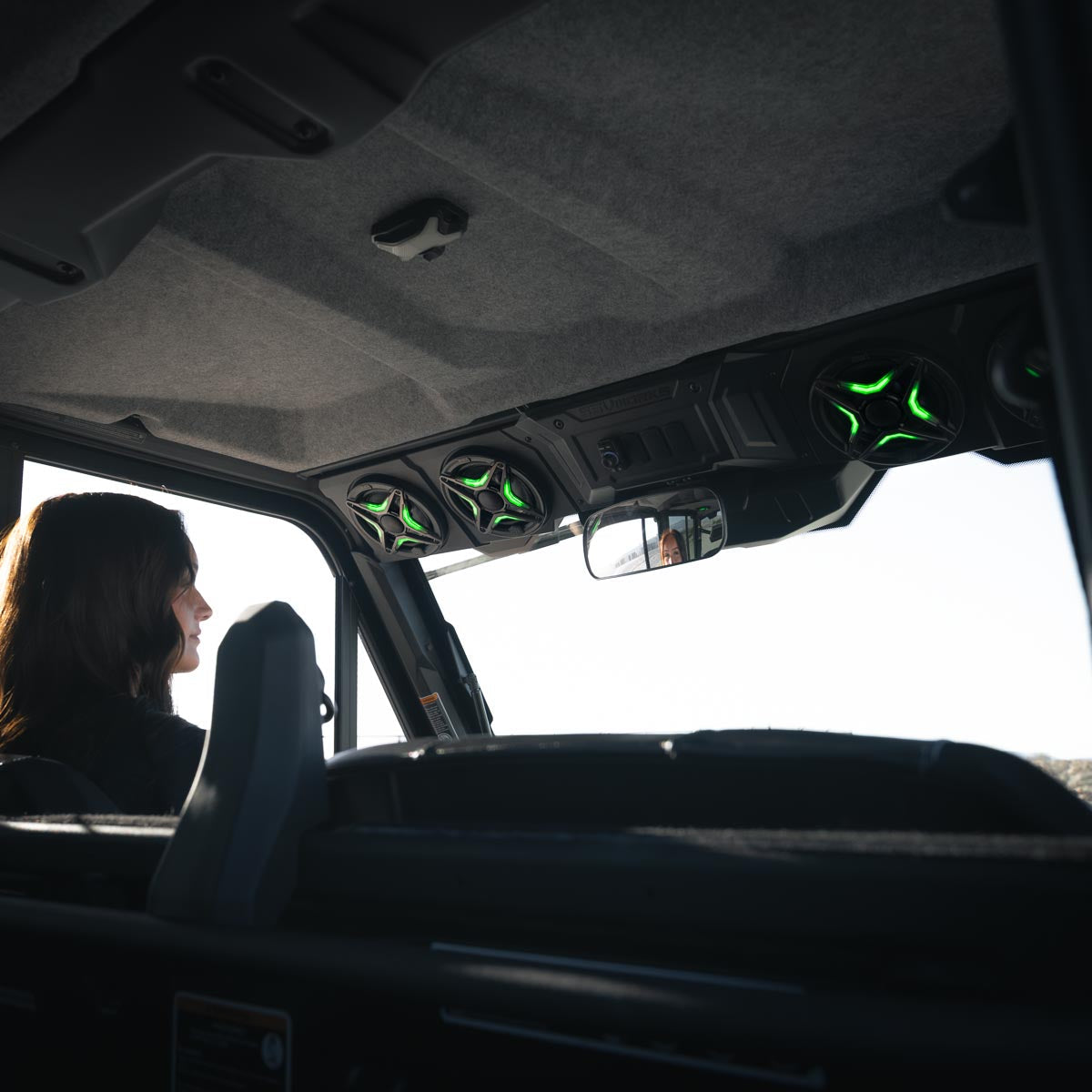 2026-Up CanAm Defender HD11 Phase-4 V-Spec 1,650watt 5-Speaker Audio Kit for BRP Touchscreen