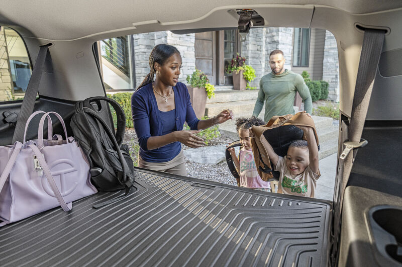 Husky Liners 10-12 Toyota 4Runner WeatherBeater Black Rear Cargo Liner (Standard Cargo Area)