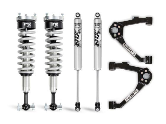 3-Inch Performance Leveling Kit With Fox 2.0 Ifp Shocks for 2007-2018 Silverado/Sierra 1500 2WD/4WD With OEM Cast Steel Control Arms Cognito