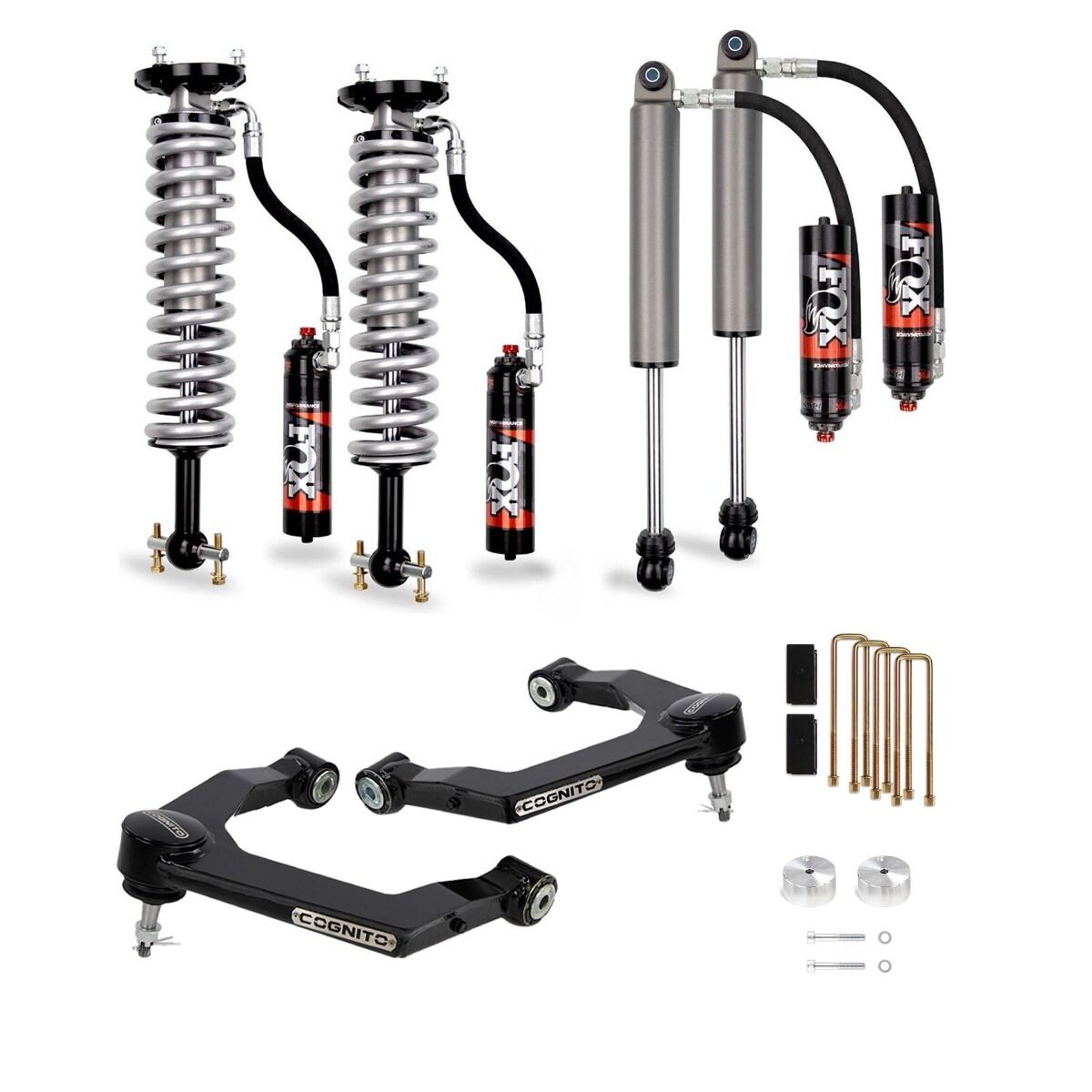 3-Inch Elite Leveing Kit with Fox 2.5 Shocks Cognito