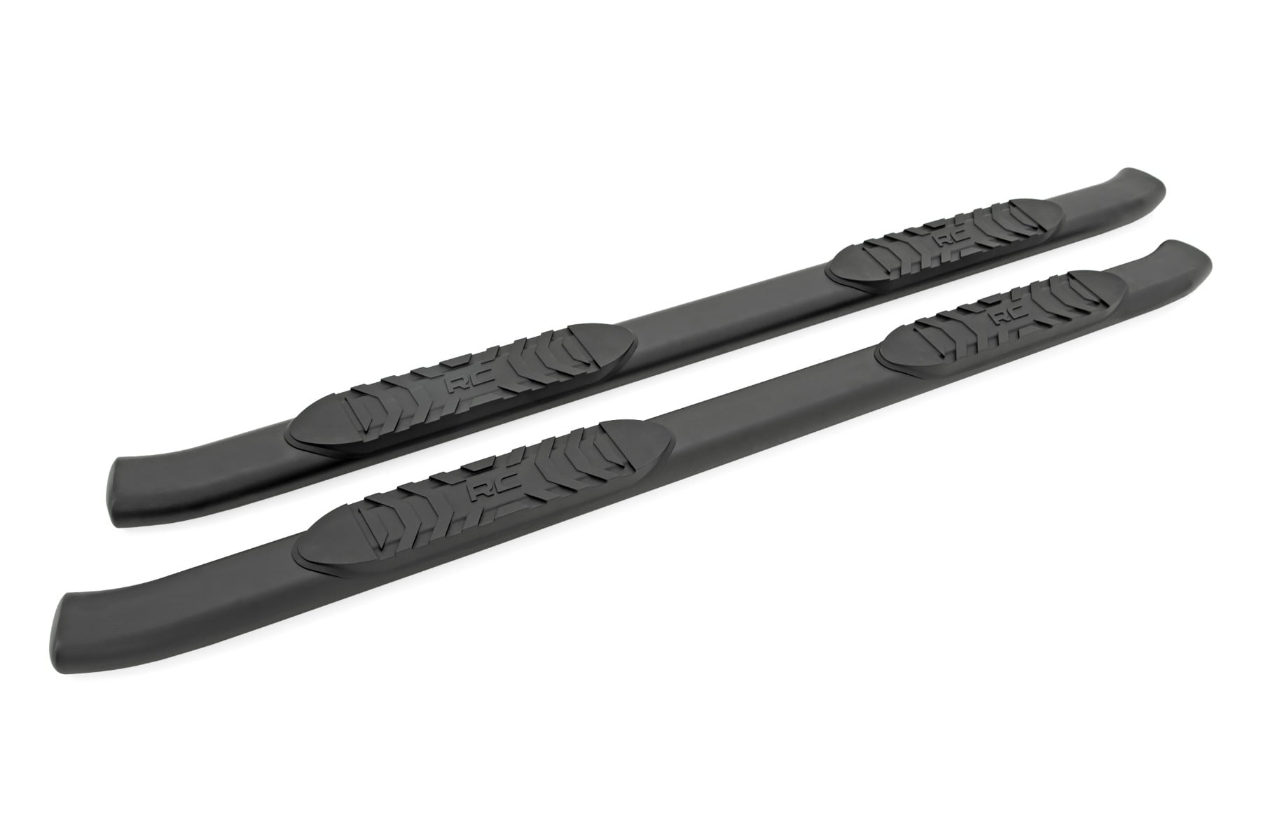 Oval Nerf Step 4-Door Black Ford Bronco 4WD (2021-2025) Rough Country