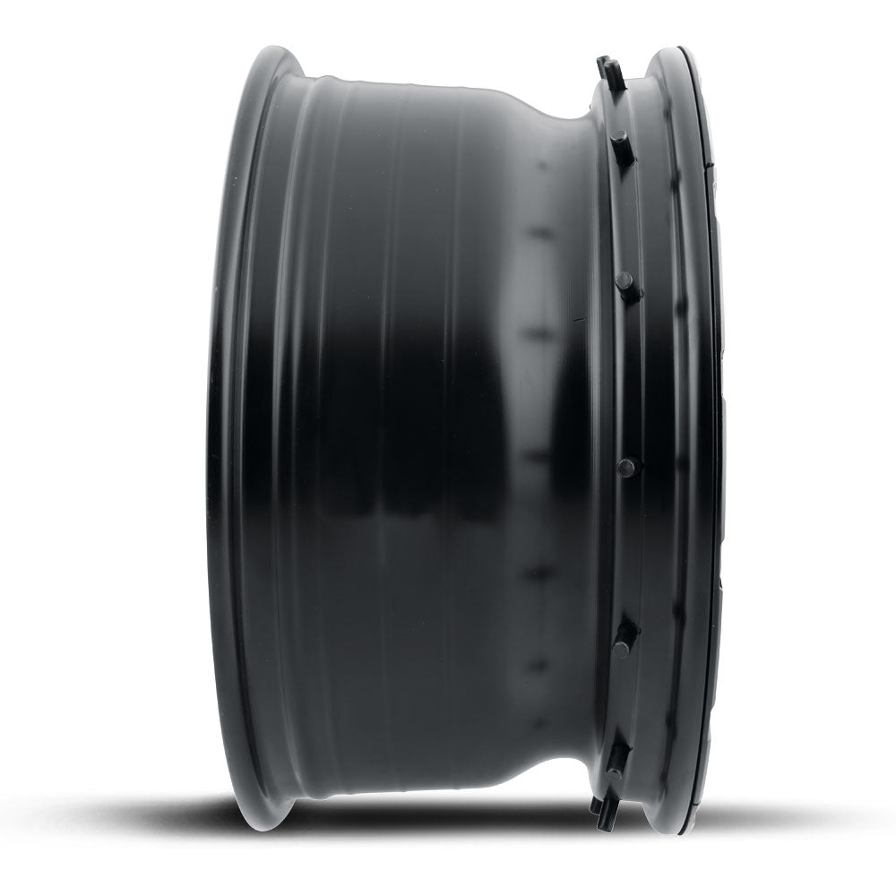 Hammer Pro 17 X 8.5 / 5 X 150 25MM Offset 5.75 Inch Back Space Satin Black, ICON Alloys