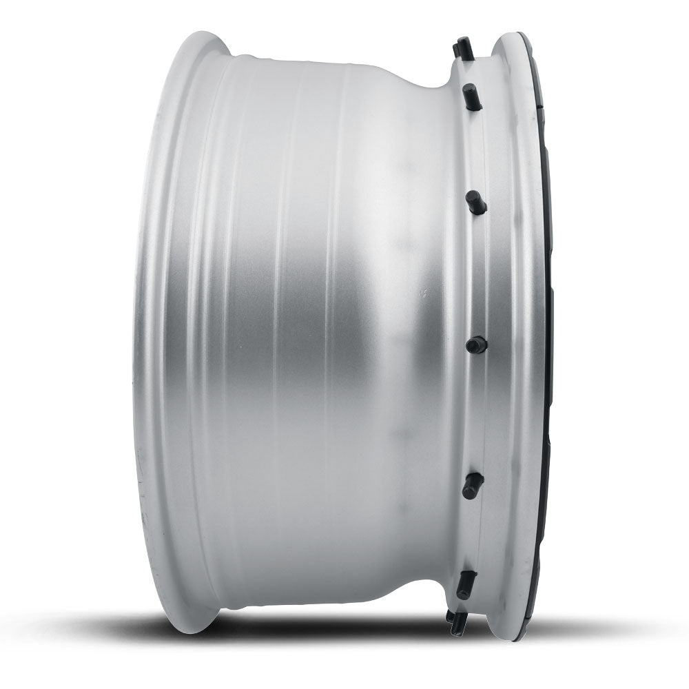 Hammer Pro 17 X 8.5 / 5 X 150 25MM Offset 5.75 Inch Back Space Silver Machined W/ Black Ring, ICON Alloys