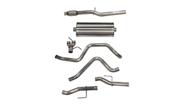 2019+ Silverado Sierra 6.2L V8 3.0 Inch Dual Rear Exit Catback Exhaust System 157 Inch WB Corsa Performance
