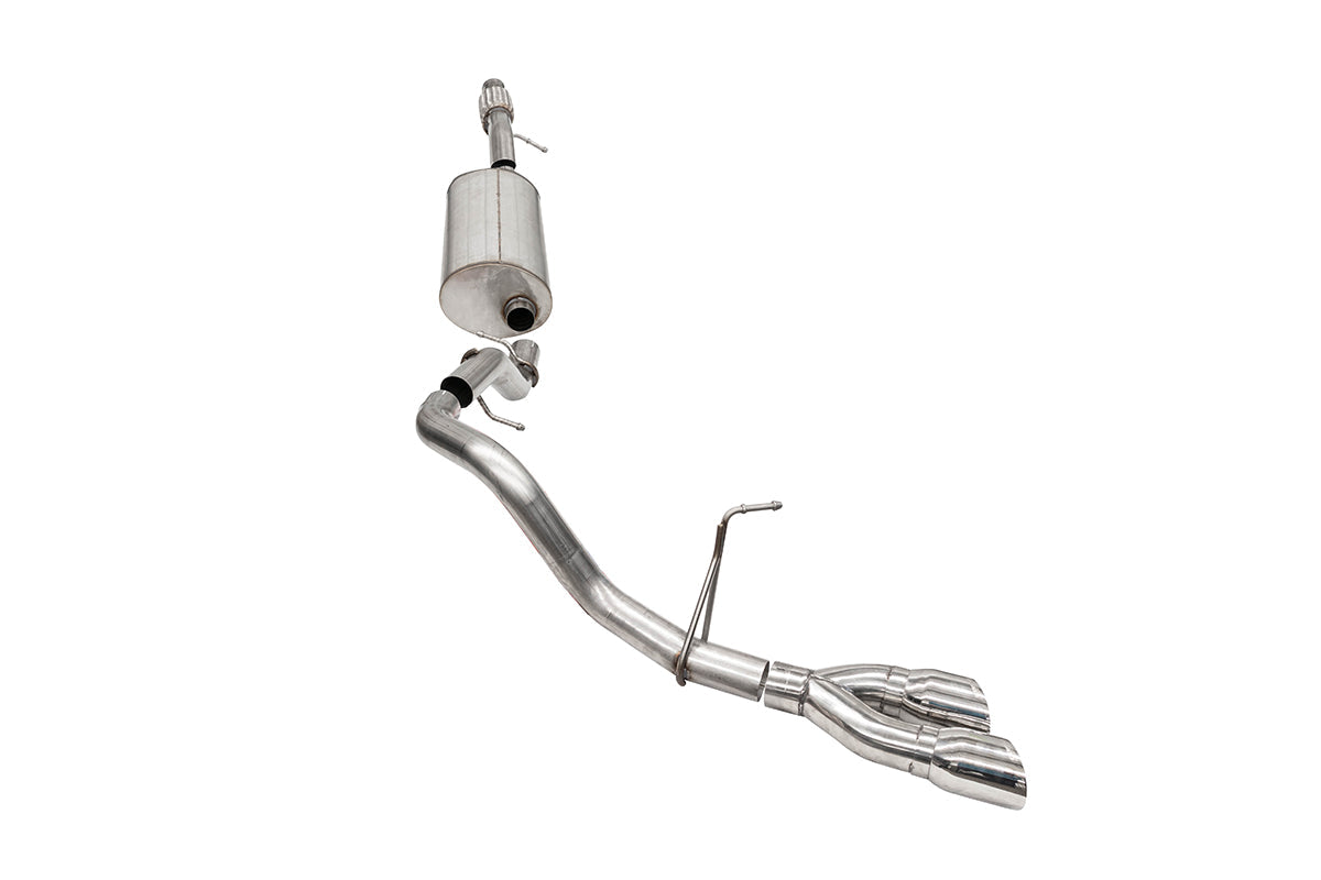 3.0 Inch Single Side Exit Cat-Back Exhaust System with Twin 4.0 Inch Tips 21-25 Chevrolet Tahoe/GMC Yukon 120.9 Inch Wheel Base Corsa Performance