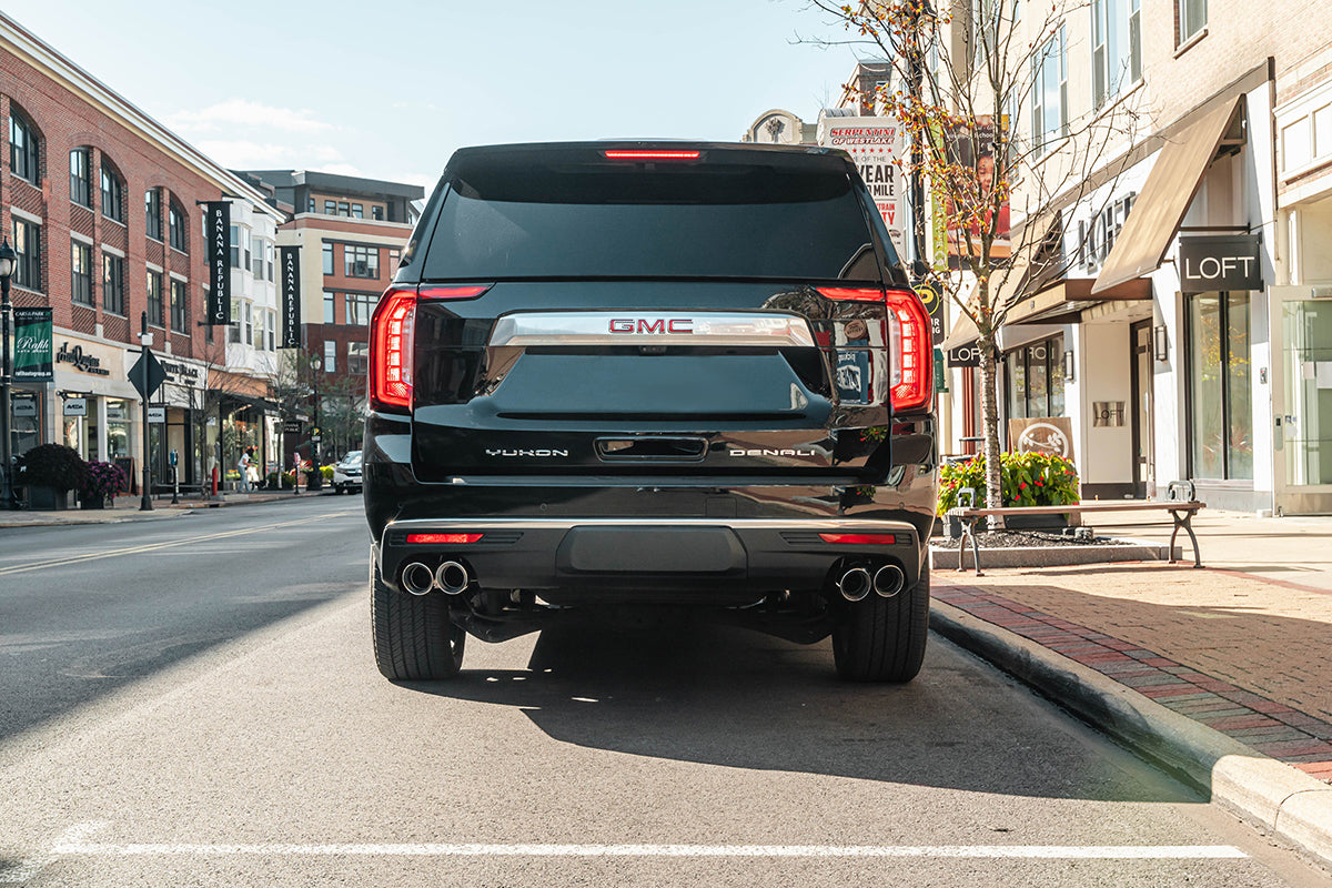 3.5 Inch to 2.75 Inch Dual Rear Exit Cat-Back Exhaust System 21-23 Chevrolet Suburban/GMC Yukon XL 134.1 Inch Wheel Base Corsa Performance