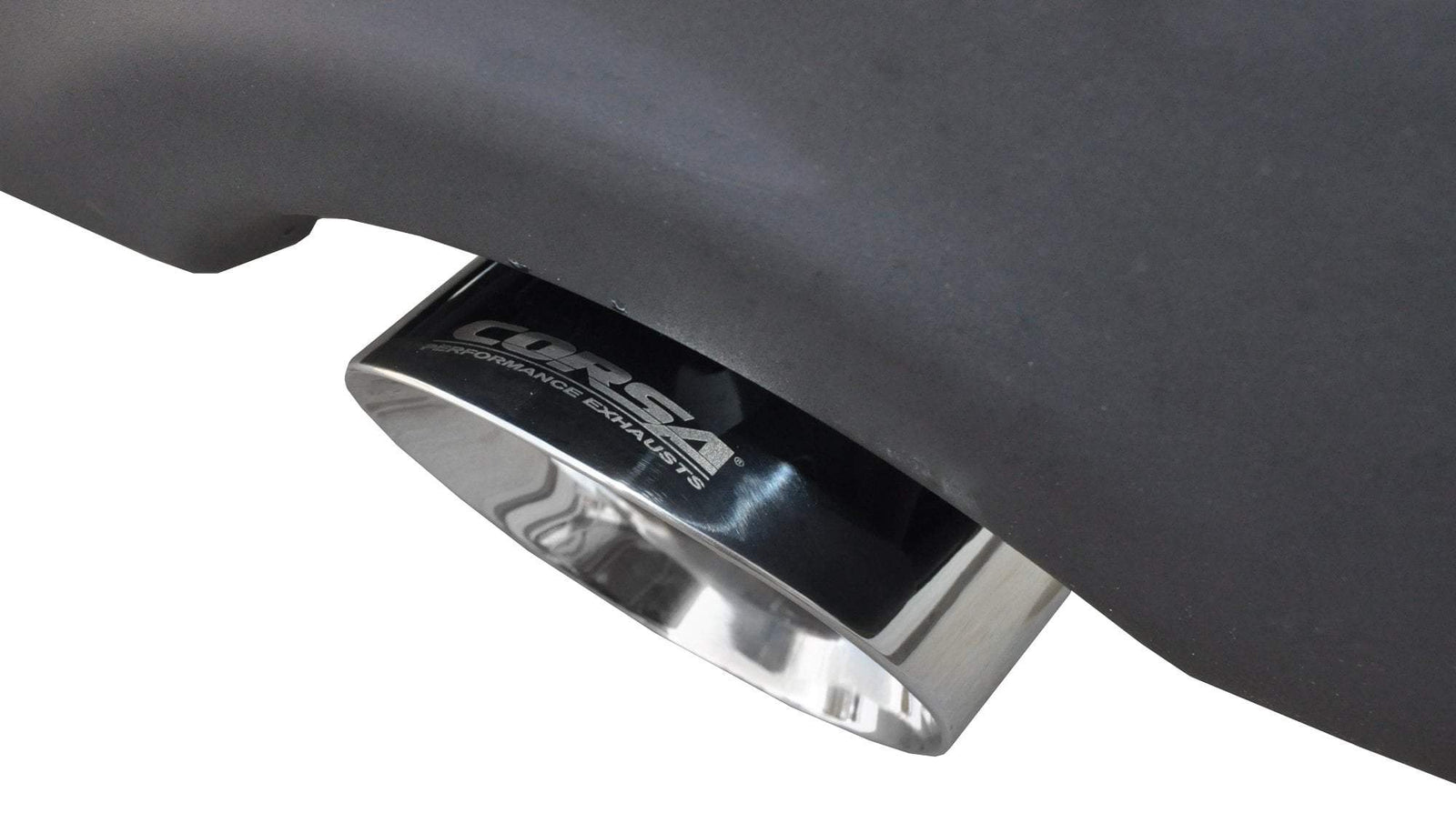 3 Inch Cat-Back Exhaust 4 Inch Polished Pro-Series Slash Cut Twin Tip 09-23 RAM 1500 140.5 Inch Wheel Base Corsa Performance