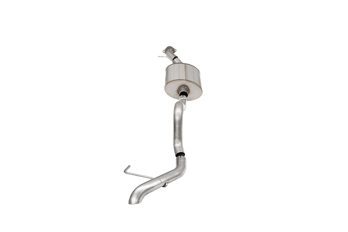 2.75 Inch Cat-Back Single Side Exit Exhaust System with Turndown Exhaust Tip 21-25 Ford Bronco 2 Door Corsa Performance