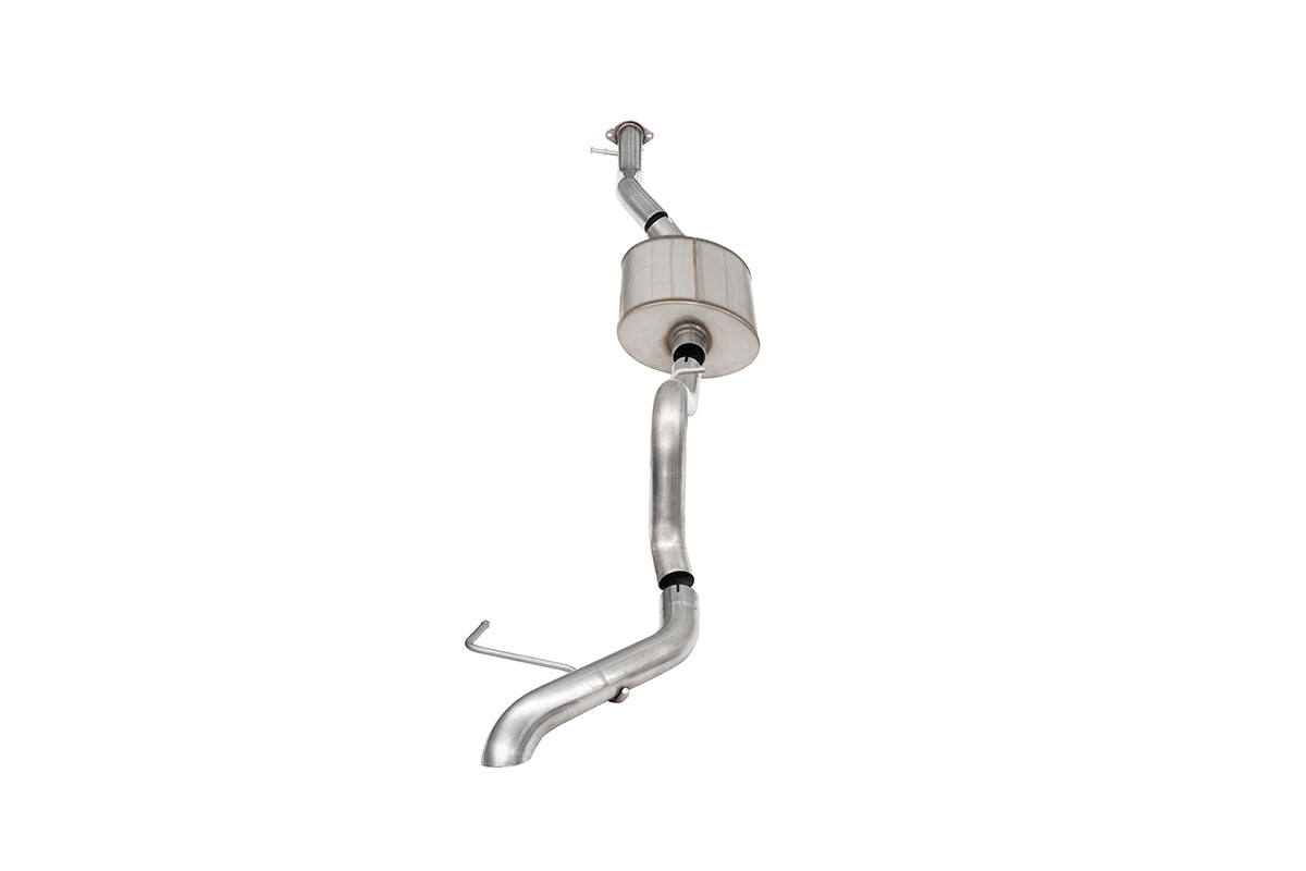 2.75 Inch Cat-Back Single Side Exit Exhaust System with Turndown Exhaust Tip 21-25 Ford Bronco 4 Door Corsa Performance