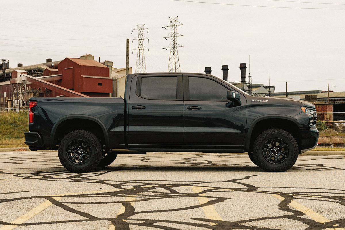 3.0 Inch Dual Rear Exit Cat-Back Exhaust System with Twin 4.0 Inch Tips 22-24 Chevrolet Silverado ZR2/22-23 GMC Sierra AT4X 147.5 Inch Wheel Base Corsa Performance