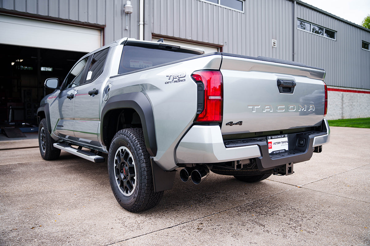 3.0 Inch Cat-Back 4.0 in Twin Black Tips 24-Present Toyota Tacoma 2.4L Turbo Corsa Performance