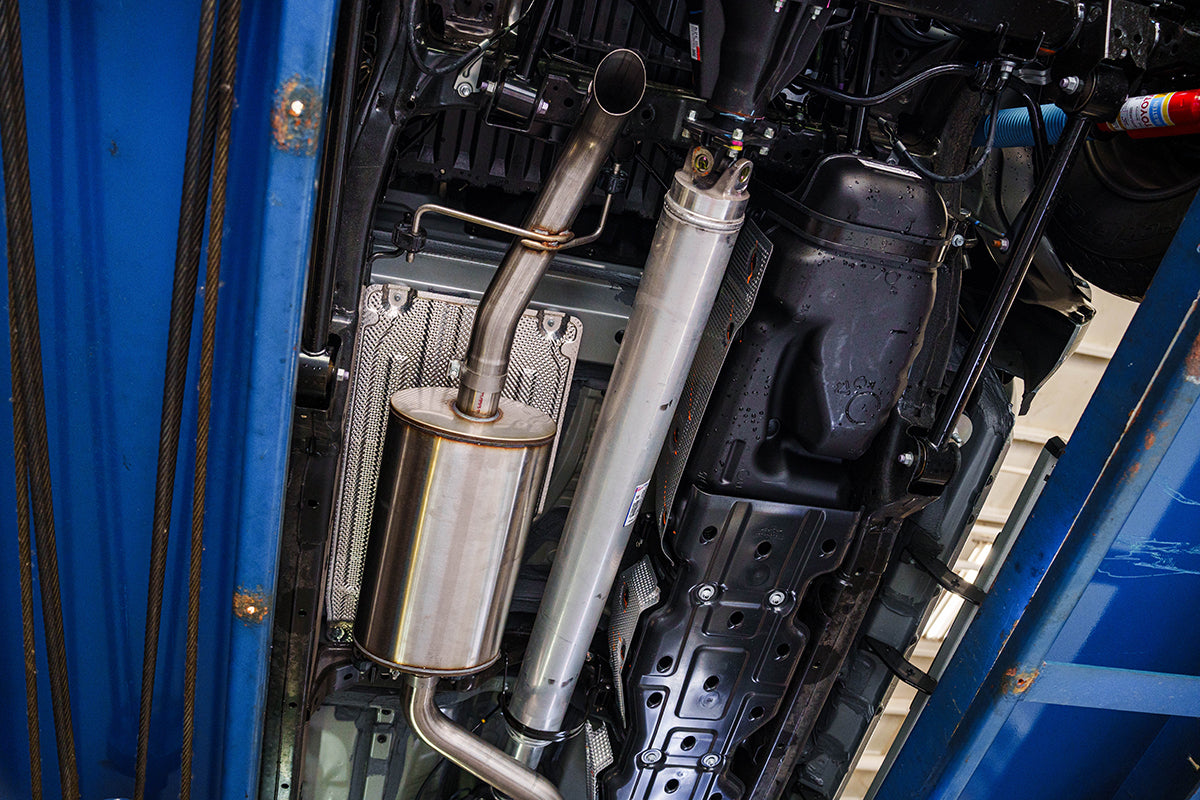 3 Inch Sport Cat-Back Exhaust, Custom Tuned Muffler, Trail Ready Exhaust Dump 24-25 Toyota Tacoma Corsa Performance