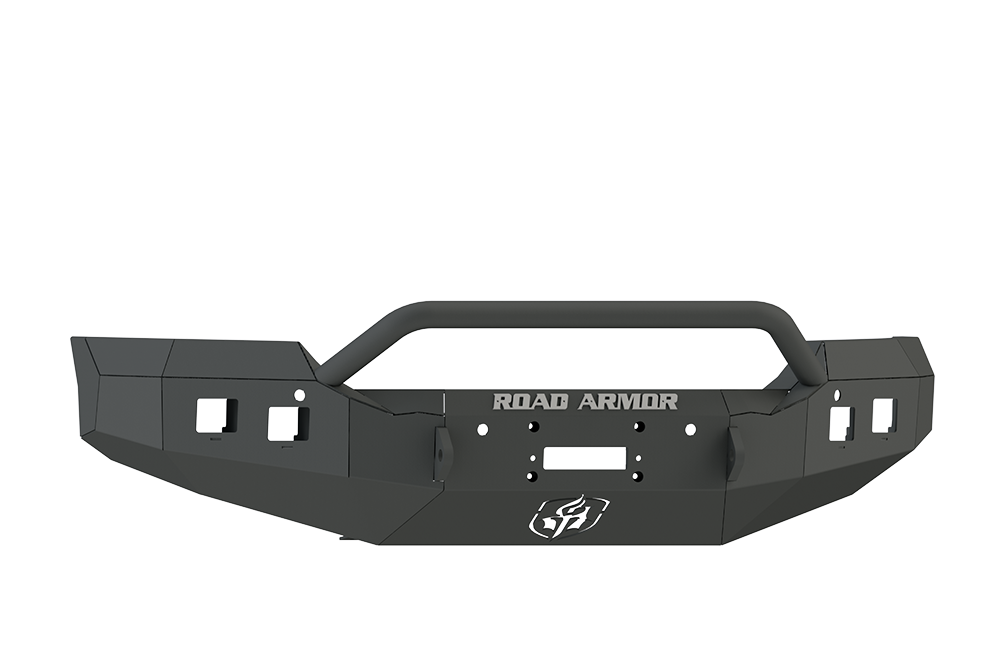 Stealth Front Winch Bumper Pre-Runner Guard - Texture Black 2015-2019 GMC 2500 3500