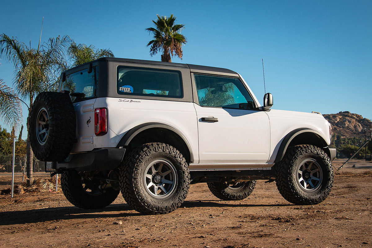 Rebound Pro 17 X 8.5 / 6 X 5.5 25MM Offset 5.75 Inch Back Space Titanium, ICON Alloys