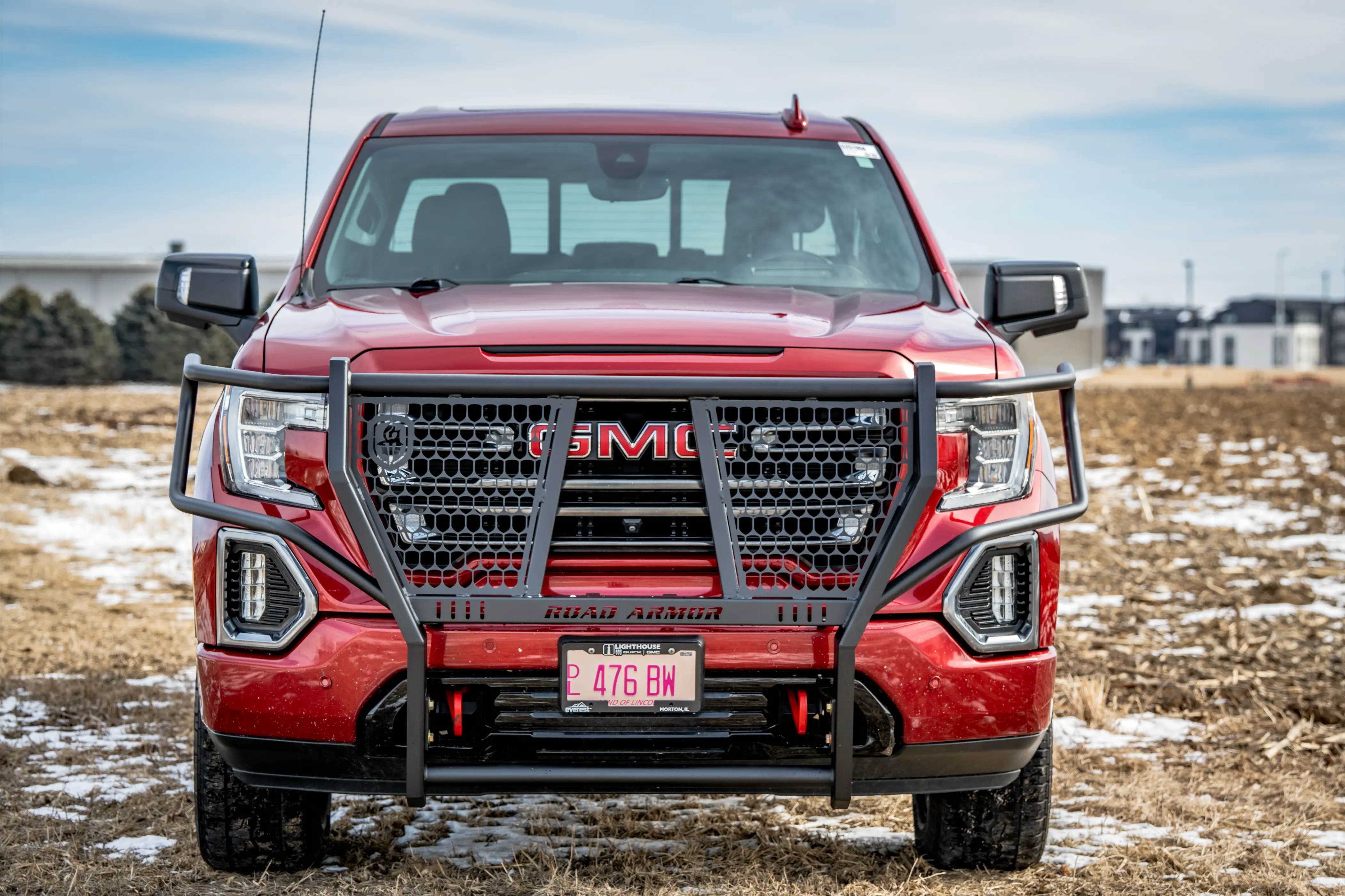 Vaquero Front Grille Guard - Brush Guard - Texture Black - 2019-2021 - GMC 1500
