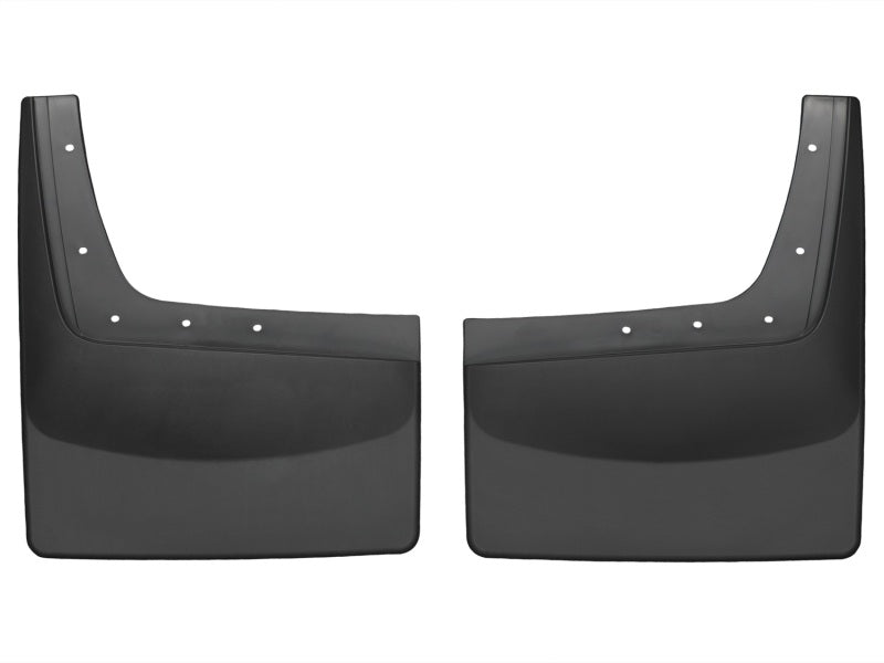 WeatherTech 01-10 Ford F250/F350/F450/F550 No Drill Mudflaps - Black