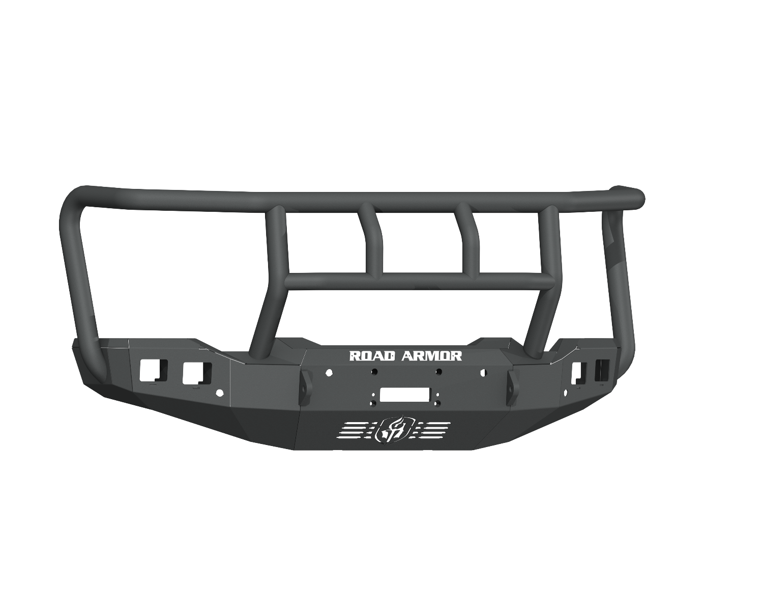 Stealth Front Winch Bumper Titan II Guard - Texture Black 2020-2023 GMC 2500 3500