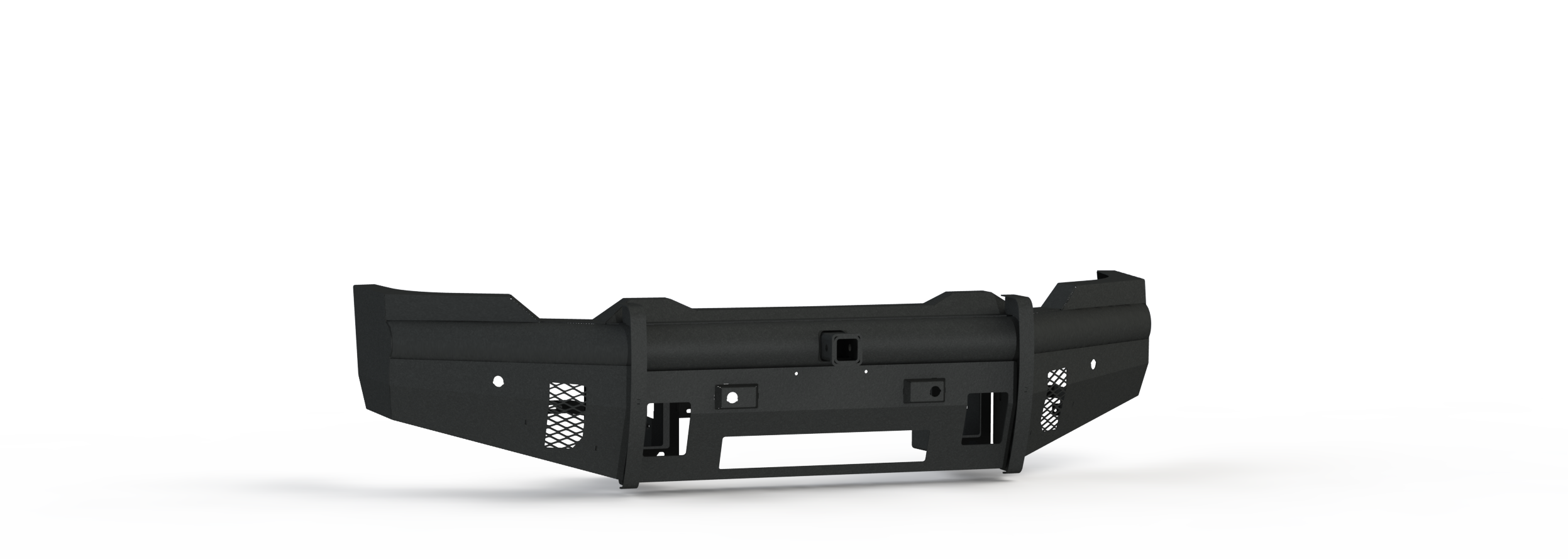 Vaquero Front Non-Winch Bumper | 2in Receiver - Texture Black 2020-2023 GMC 2500 3500