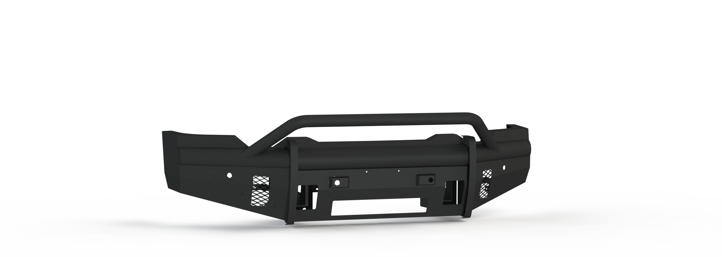 Vaquero Front Non-Winch Bumper Pre-Runner Guard - Texture Black 2020-2023 GMC 2500 3500
