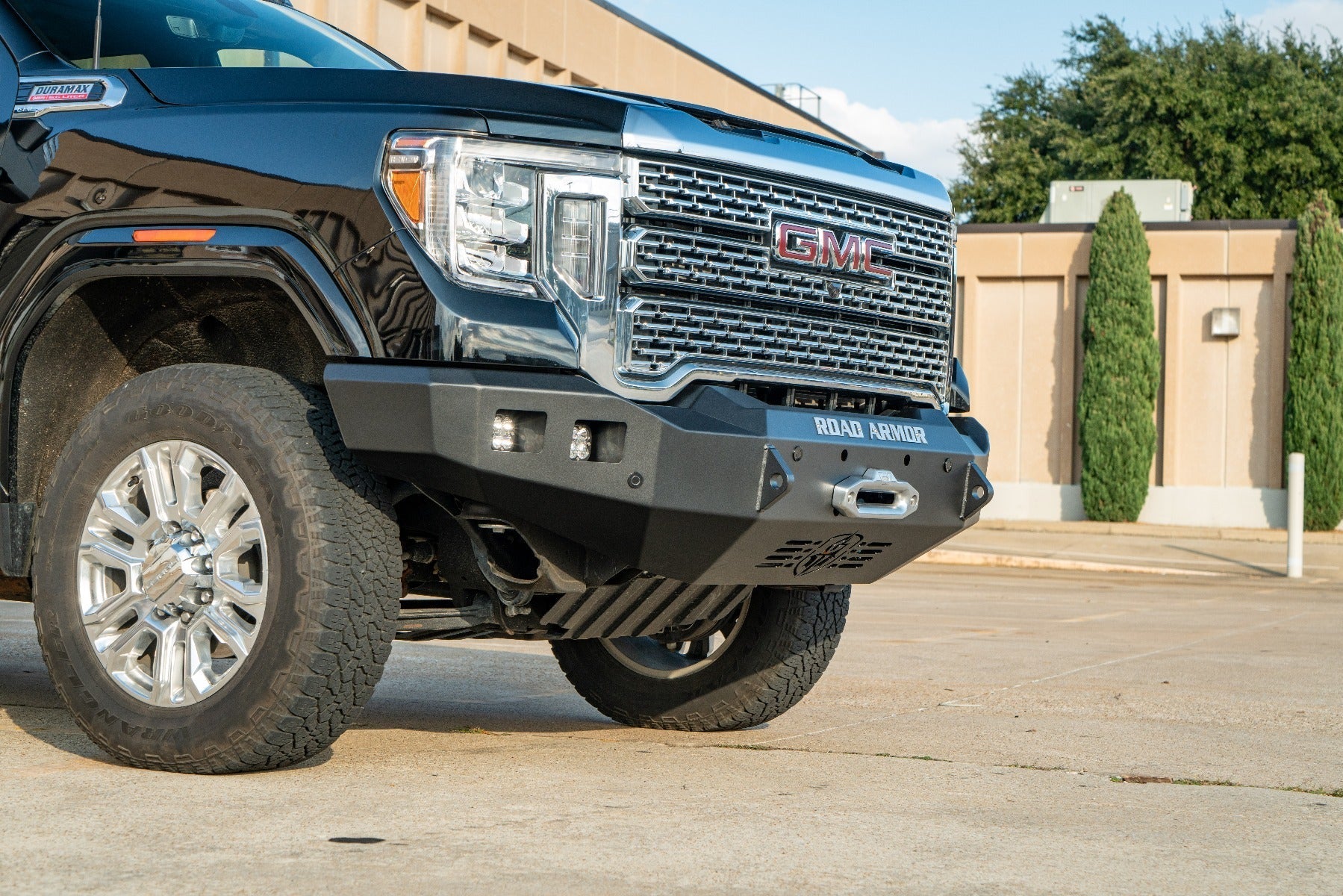 Stealth Front Winch Bumper Pre-Runner Guard - Texture Black 2020-2023 GMC 2500 3500