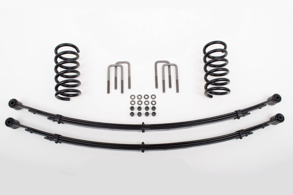 McGaughy's 2/3 Inch Coil Spring Lowering Kit 2004-2015 Nissan Titan Quad Cab Short Bed 2WD