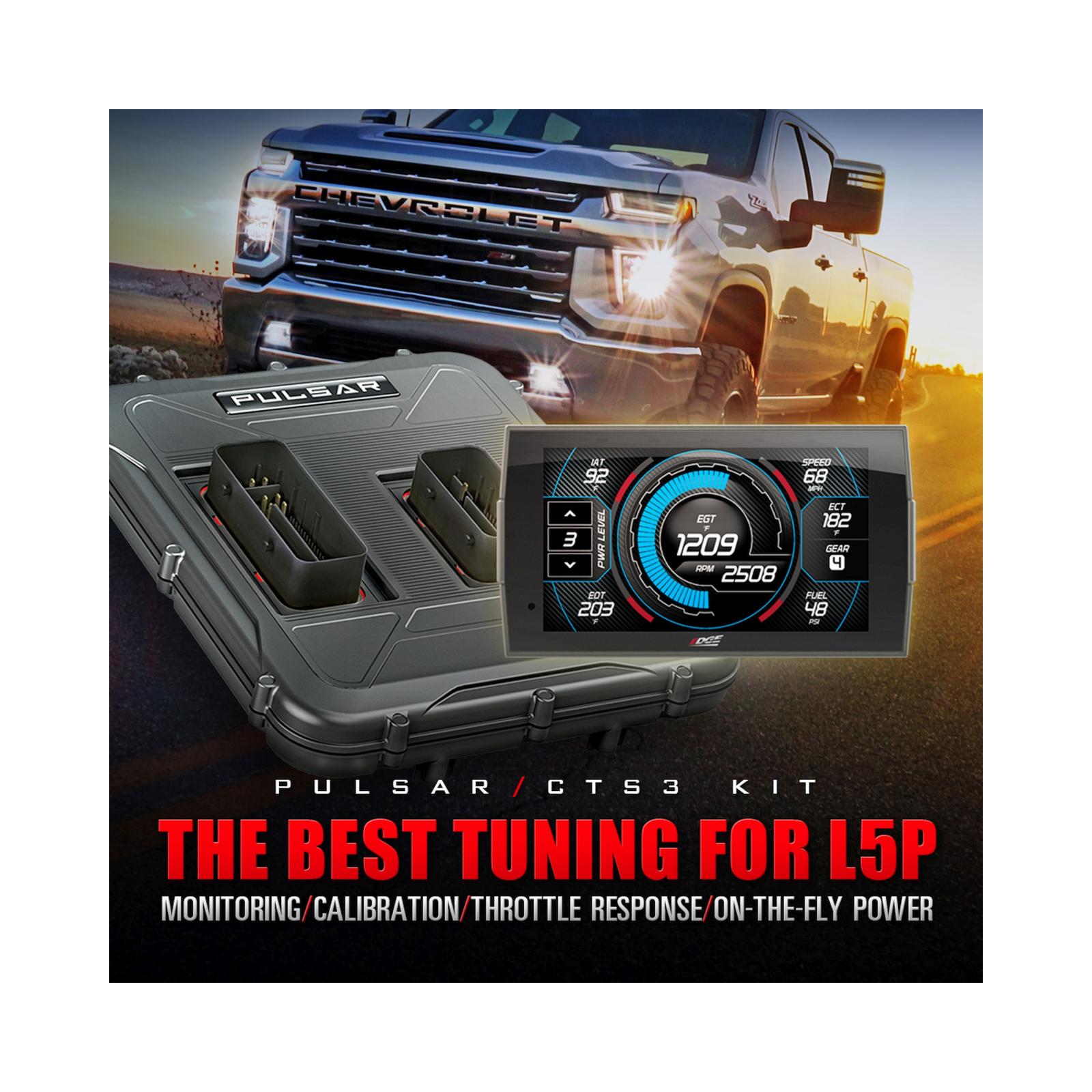 Pulsar V3 6.6L L5P Duramax Pulsar 2017-2019 Chevrolet L5P Duramax Diesel 50 State Legal Edge Products