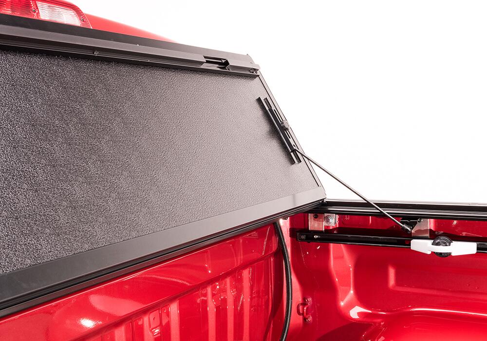 BAKFlip G2 Hard Folding Truck Bed Cover Rail Mounts Near Top of Bed Rail Rails Can Be Lowered Using Drop Down Brackets 2007-2021 Toyota Tundra without Deck Rail System without Trail Special Edition Storage Boxes BAK