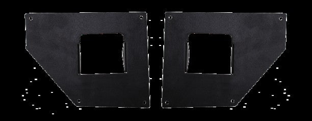 BRJ40 Light Plates for Straight End Caps (3 Inch) Textured Black For 2007-2018 Jeep Wrangler JK Go Rhino