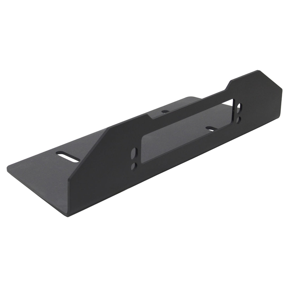 Trailline Bumper Fairlead Mount Plate Textured Black 2007-2026 Jeep Wrangler JK/JL 2020-2025 Jeep Gladiator Go Rhino