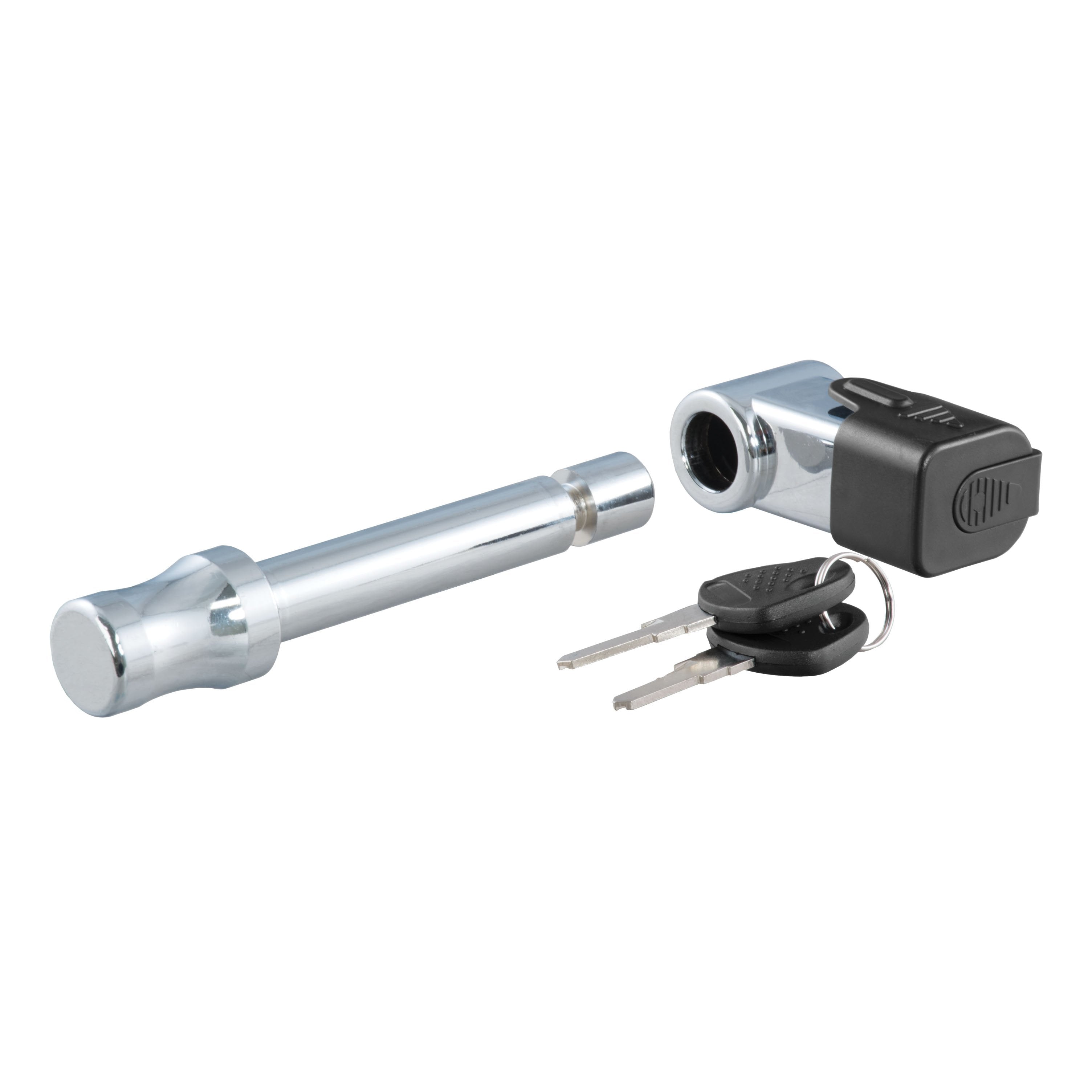 CURT Right-Angle Trailer Hitch Lock, 5/8-Inch Pin Diameter, Fits 2-Inch Receiver Model 23510