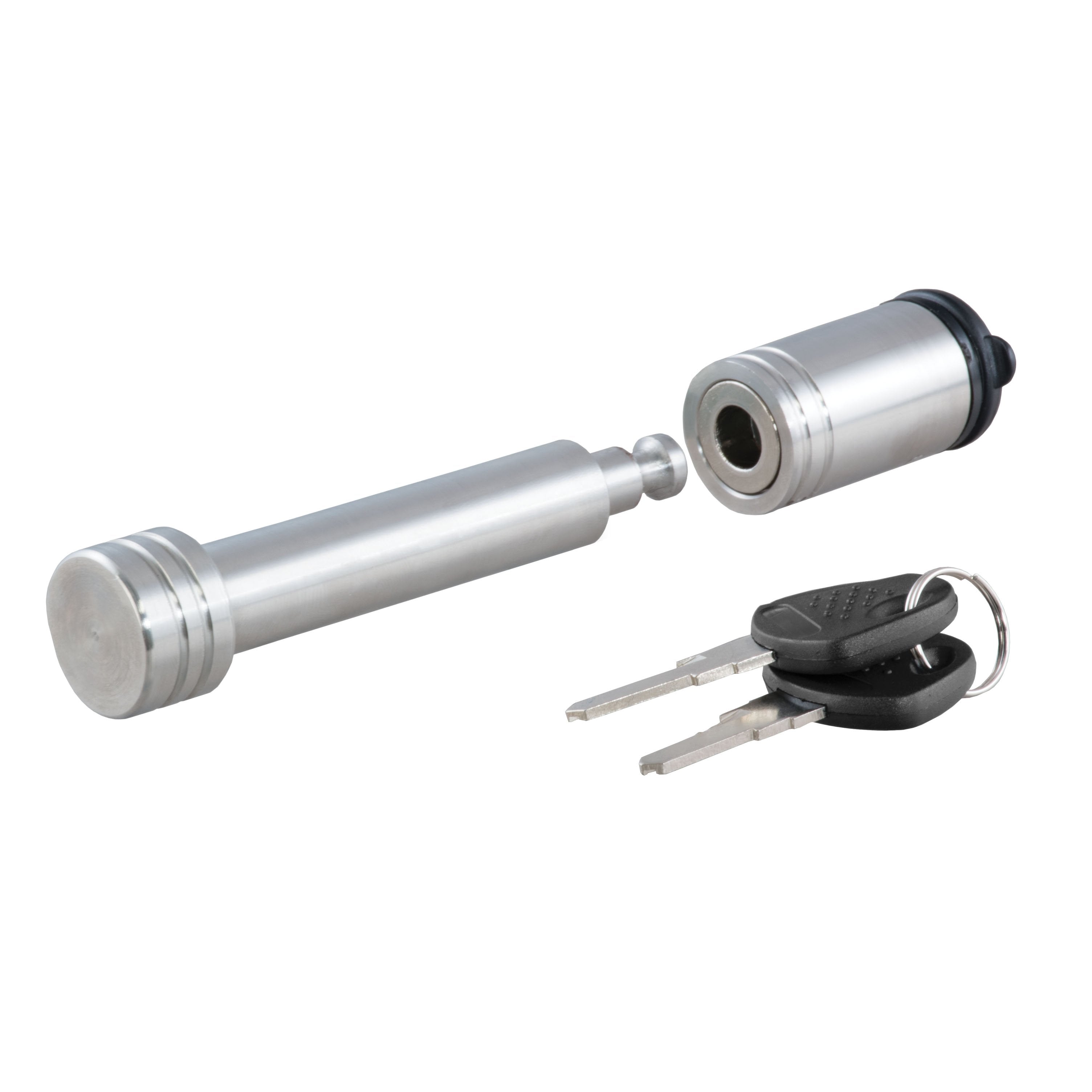 CURT Stainless Steel Trailer Hitch Lock, 5/8-Inch Pin Diameter, Fits 2-Inch Receiver Model 23516