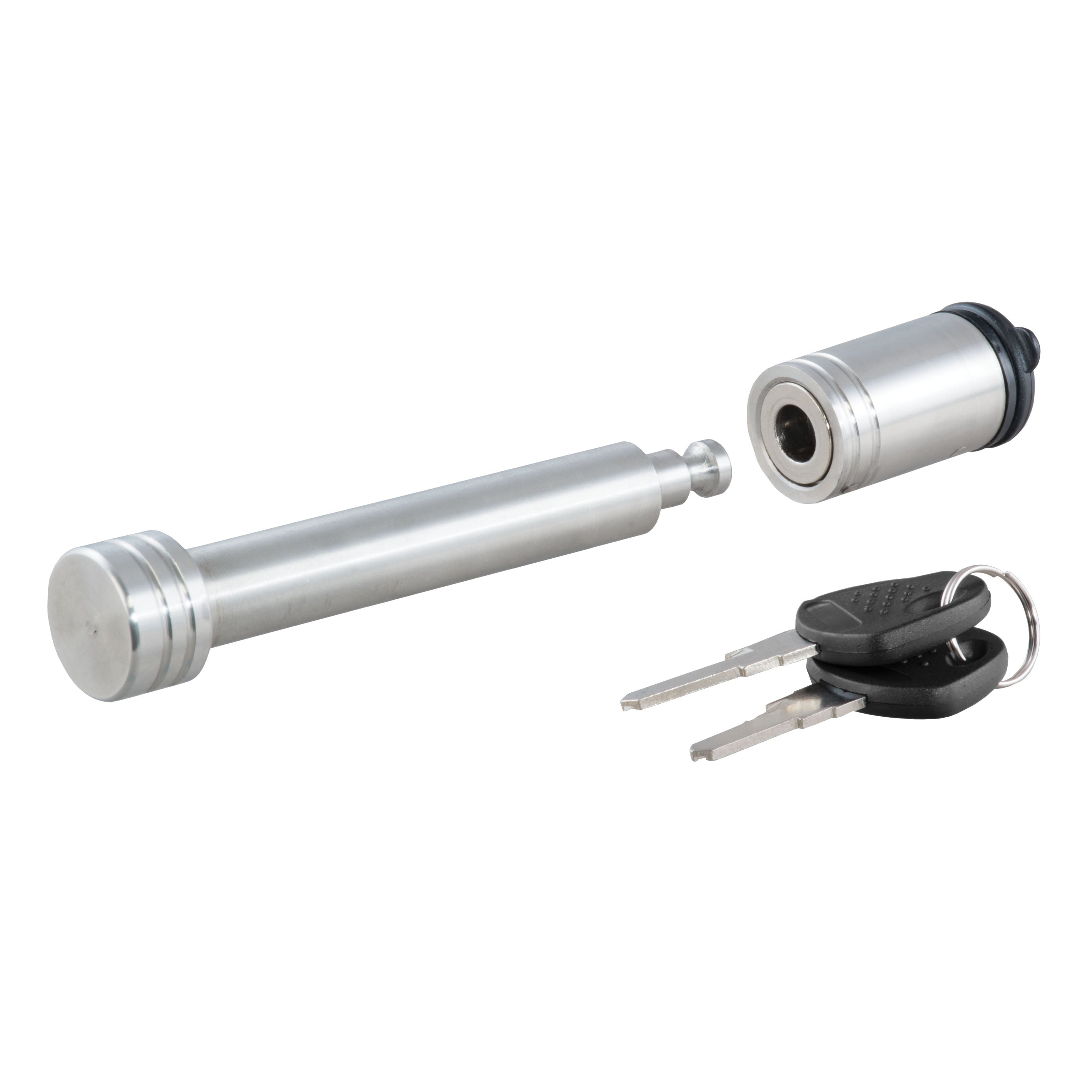 CURT Stainless Steel Trailer Hitch Lock, 5/8-Inch Pin Diameter, Fits 2 or 2-1/2-Inch Receiver Model 23519