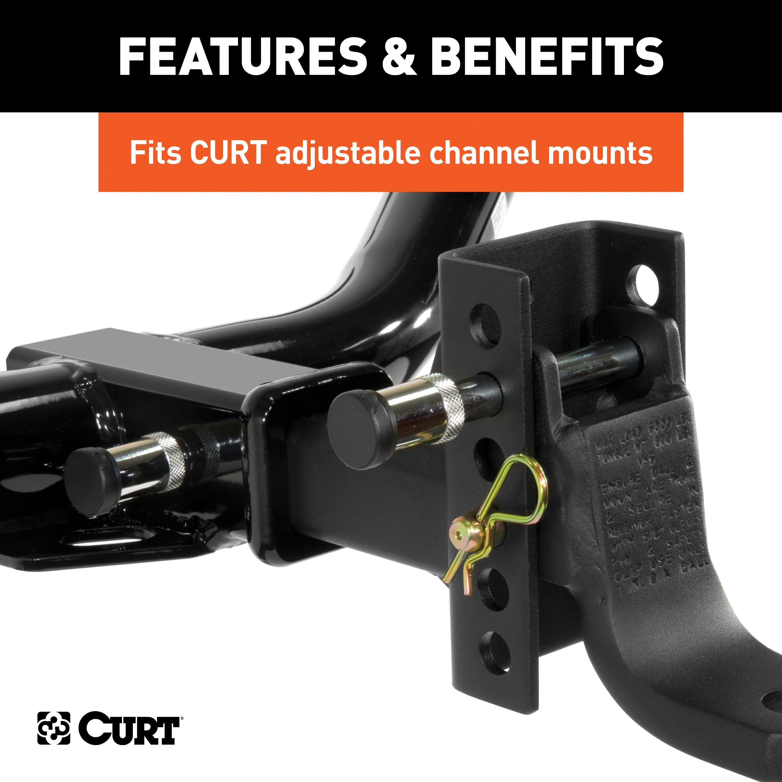CURT Lock Set for Adjustable Channel Mounts Model 23556