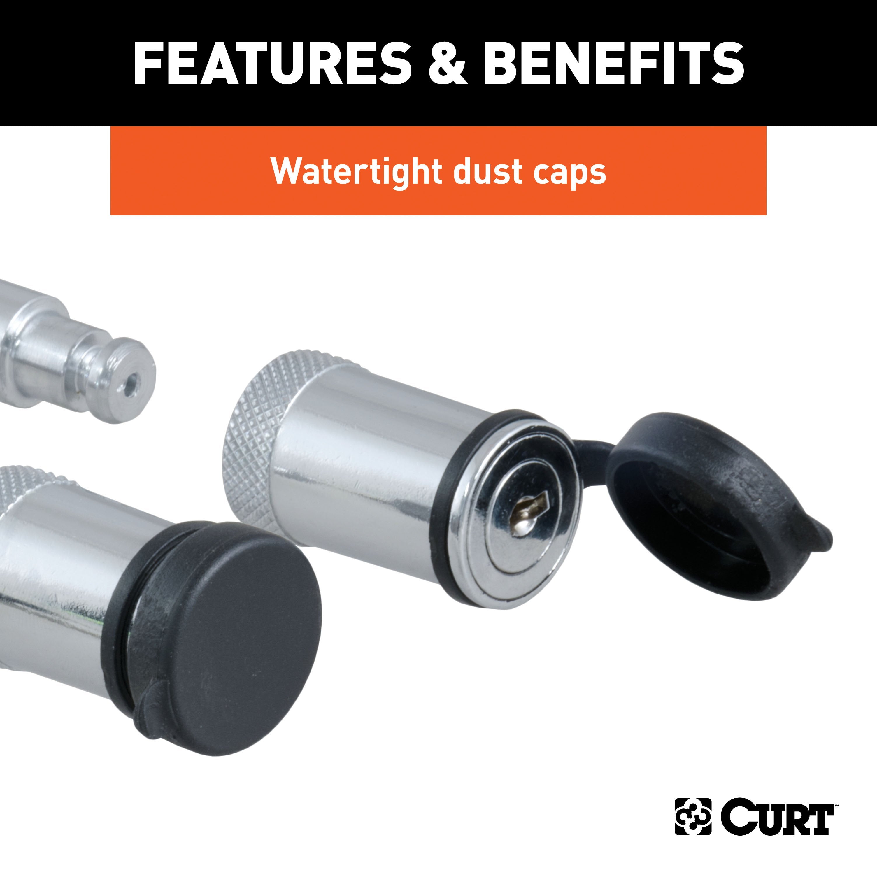 CURT Lock Set for Adjustable Channel Mounts Model 23556