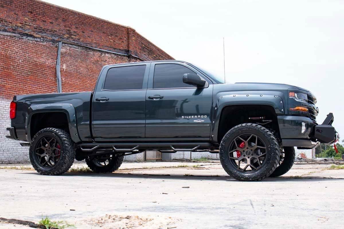 7 Inch Lift Kit Cast Steel Vertex Silverado/Sierra 1500 2WD (14-18 & Classic) Rough Country