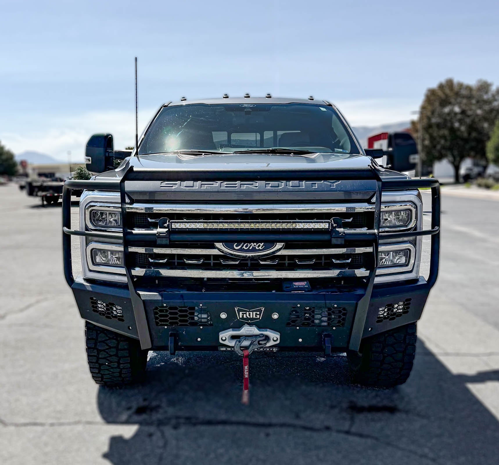 Frontier Series 2023+ Ford F250/F550 Front Bumper - Full Guard Model