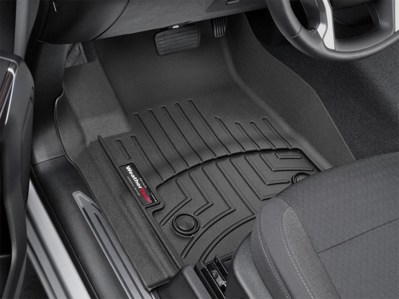 WeatherTech 2019+ Chevrolet Silverado 1500 Crew Cab Front FloorLiner - Black