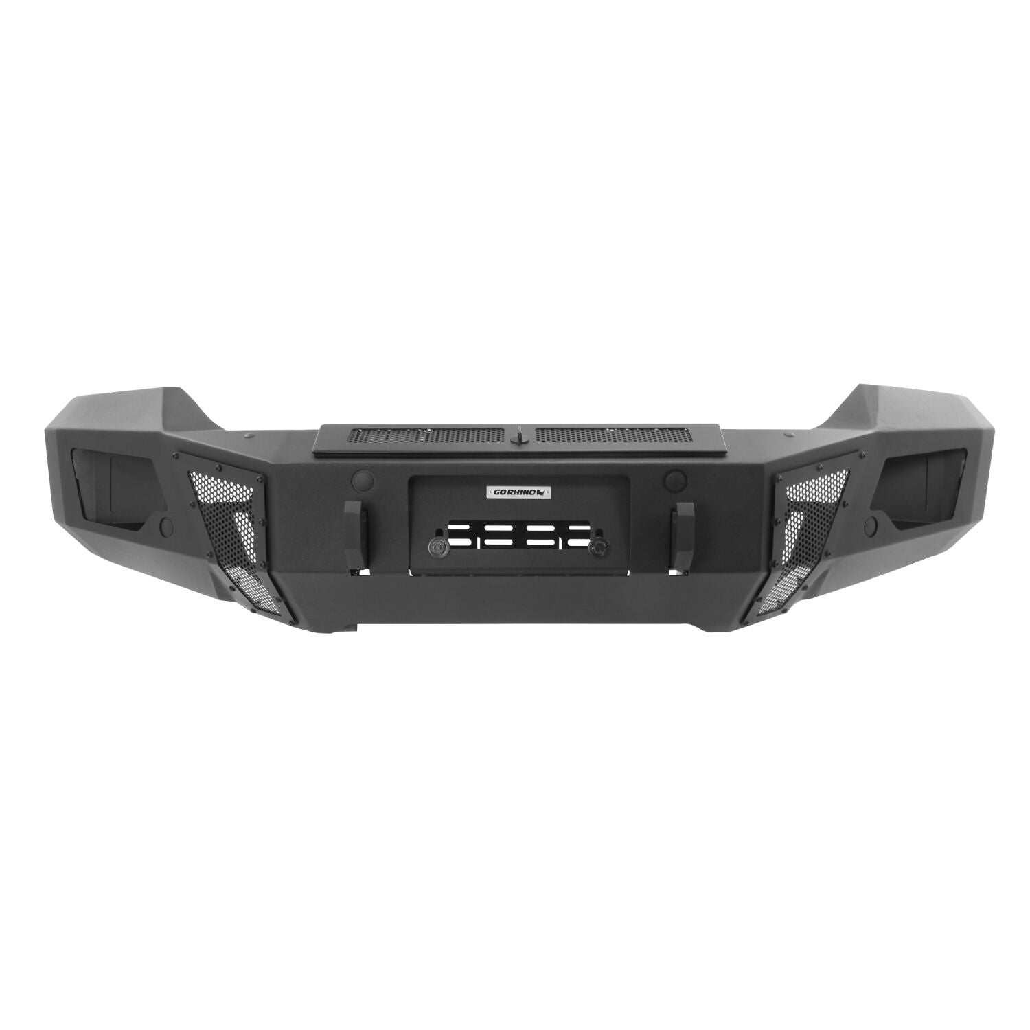 BR6 Front Bumper Replacement Textured Black 2016-2018 Silverado 1500 Go Rhino