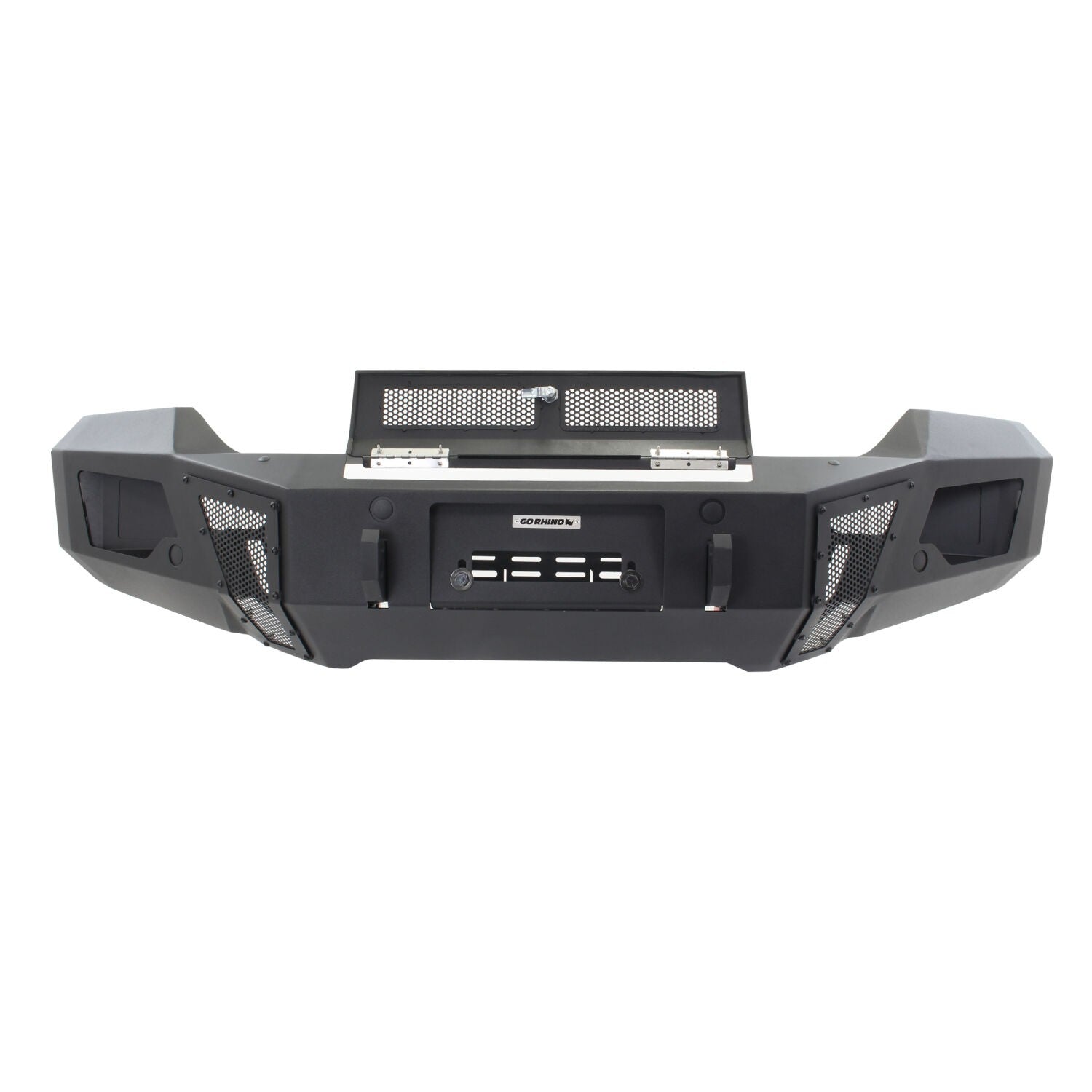BR6 Front Bumper Replacement Textured Black 2016-2018 Silverado 1500 Go Rhino